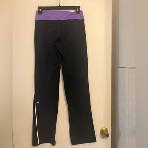 Lululemon athletica lined pants, reinforced double layered knee size 4 (small)